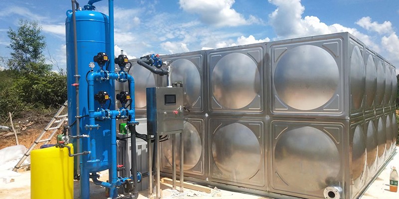 貴州甕安縣5噸壓力式一體化凈水設備